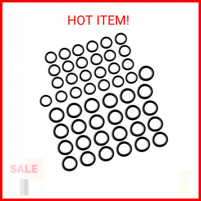 #ad Tatuo 50 Pieces Power Pressure Washer O Rings Replacement for 1 4 inch 3 8 inch $10.75