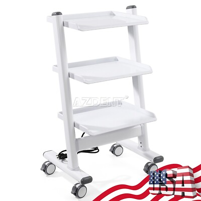 #ad 3 Tier Dental Medical Tool Cart Trolley Mobile Instrument Cart T3 3 $124.99