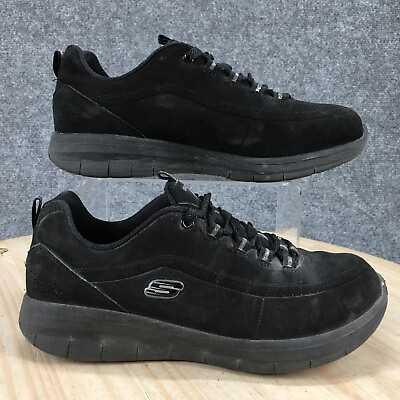 #ad Skechers Shoes Womens 8.5 GoWalk Enlighten Walking Sneakers 12364W Black Leather $28.99
