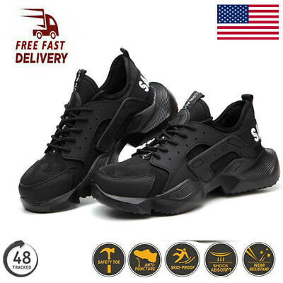 #ad New Mens Safety Shoes Waterproof Sneakers Indestructible Steel Toe Work Boots $34.99