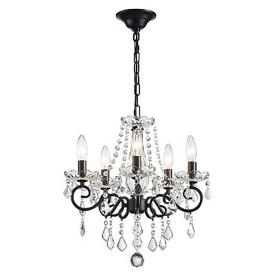 #ad Mini Crystal Chandelier K9 Crystal Lighting Chandelier for Living Room 5 E12 $66.99
