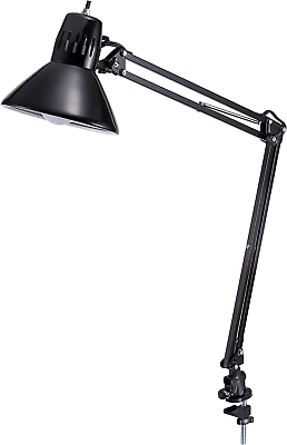 #ad Bostitch Office VLF100 LED Swing Arm Desk Lamp with Clamp Mount 36quot; Reach Incl $26.99