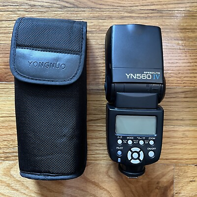 #ad Yongnuo YN 560 IV Flash Speedlite For Camera Not Tested $14.99