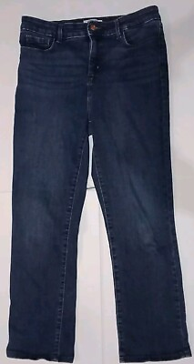 #ad Women Jeans Denizen From Levi#x27;s Size 8 Blue High Rise Ankle Straight W 29 $21.99