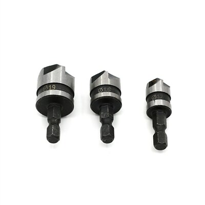 #ad 3 Pcs Five Blade Chamfering Device 90 Degrees 12 16 19 Mm $8.70