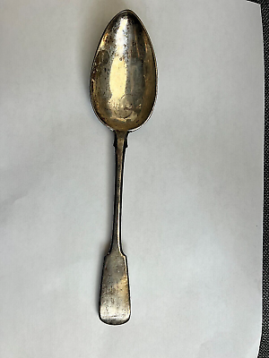 #ad ANTIQUE RUSSIAN 84 SILVER 1873 MOSCOW TEASPOON $105.99