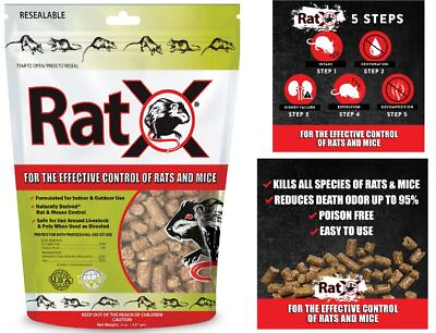 #ad EcoClear Products 620100 6D RatX All Natural Non Toxic Humane Rat and Mouse Rode $16.46
