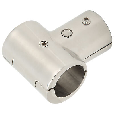 #ad Stainless Steel Boat Hand Rail Fitting Heavy Duty 90 Degree Tee Split Connector $16.76