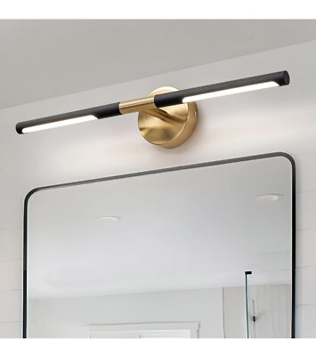 #ad Modern Bathroom Light Fixture Over Mirror Blackamp;Gold24 Inch Rotatable Bar $45.00