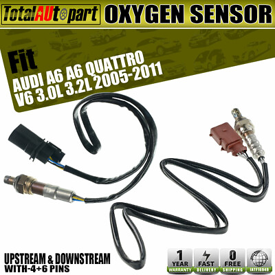 #ad 2x Oxygen Sensors for Audi A6 Quattro 2009 2011 Upstream amp; Downstream 250 25017 $55.59