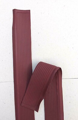 #ad For Mercedes Benz R C W107 SL SLC Pair Rubber Door Sill Mats Protection Red $75.90