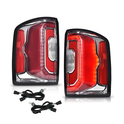 #ad Fit For 16 18 GMC Sierra 1500 Factory LED Tail Lights Brake Lamps LeftRight $294.79