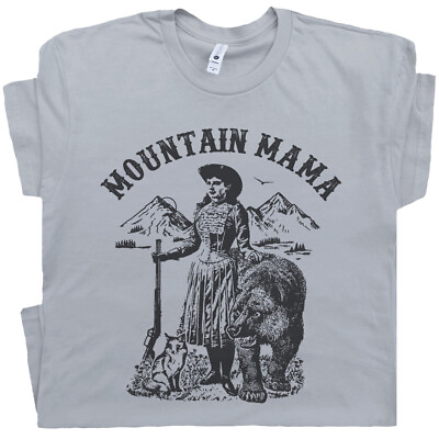 #ad Mountain Mama T Shirt Vintage Country Music Tee Annie Dolly Oakley Parton Retro $19.99