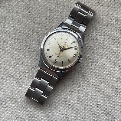 #ad Vintage Belforte Self Winding 17 Jewel Automatic Stainless Watch Dust proof $75.00