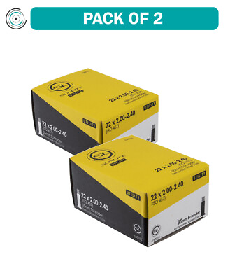 #ad Pack of 2 Sunlite Utili T Standard Schrader Valve Tubes 22x2.00 2.40 SV 35mm 0d $18.95