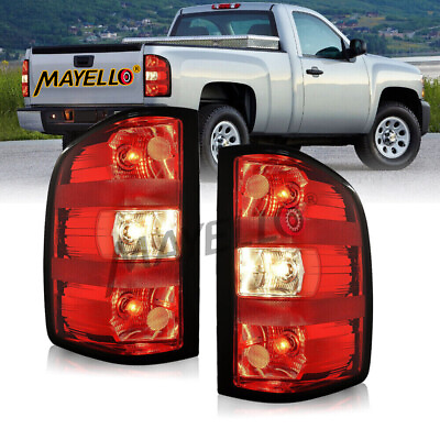 #ad Pair Tail Lights For 2007 2008 2009 2010 2013 Chevy Silverado 1500 2500 HD LHamp;RH $48.99