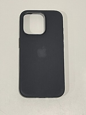 #ad GENUINE Apple FineWoven Case w Magsafe iPhone 15 Pro Black USED $14.36