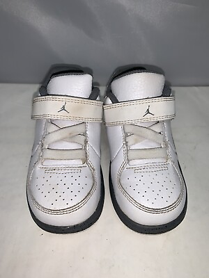 #ad Jordan Kids White amp; Grey Size 7C Shoes 799508 100 $18.00