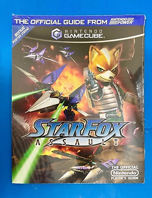 #ad Star Fox Assault: Official Nintendo GameCube Guide Book w Bonus Poster Sealed $24.99