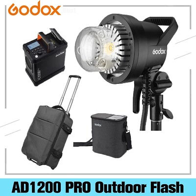 #ad Godox AD1200Pro 1200Ws 2.4G TTL 1 8000 HSS Strobe 40W Flash Light SpeedLight Kit $1399.00