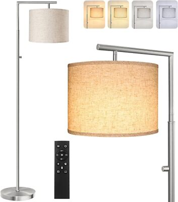#ad Dimmable Floor Lamp 4 Color Temperature Modern Standing Lamp with Remote $50.59