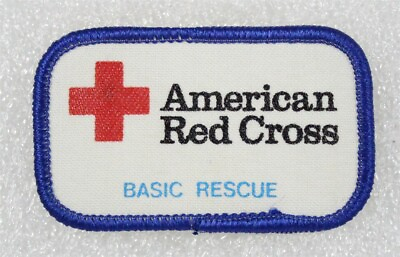 #ad Red Cross: Basic Rescue patch 2 1 2quot; rectangle printed $6.95
