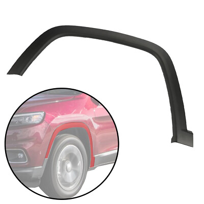 #ad #ad FRONT LEFT DRIVER SIDE WHEEL MOLDING FENDER FLARE FIT FOR 2017 2022 JEEP COMPASS $30.92