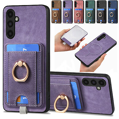 #ad Magnetic Card Slot Wallet Phone Case for OPPO Realme C33 Reno 8 9 A17 A57 Find $7.22