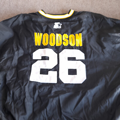 #ad Vintage Rod Woodson Steelers Starter Windbreaker Jacket Adult 2XL NFL Apparel $104.41