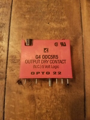 #ad Relay Opto 22 G4 ODC5R5 Output Dry Contact N.C. 5 V Logic $14.99