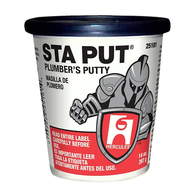 #ad Sta Put 14 oz. Plumber#x27;s Putty Plumbers Putty Formula will not Crack or Shrink $2.99