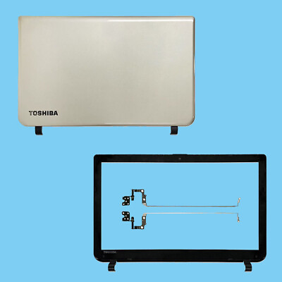 #ad New For TOSHIBA SATELLITE L55 B L50 B Back Cover Bezel Hinges A000295340 $57.88
