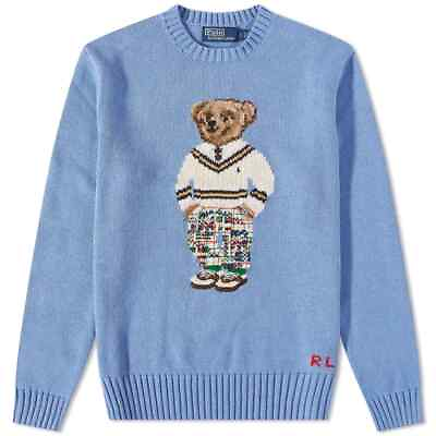 #ad Polo Ralph Lauren Men#x27;s Preppy Bear Sweater $175.00