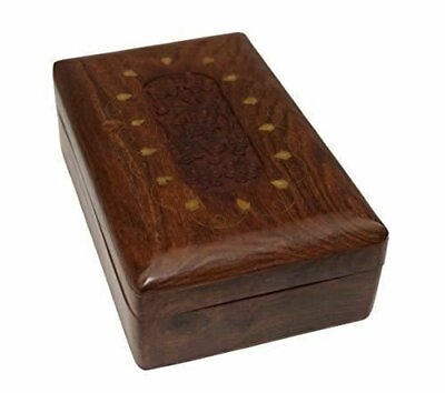 #ad OM SHRI OM Handmade Decorative Jewelry Box Trinket Organizer Table from India $19.99