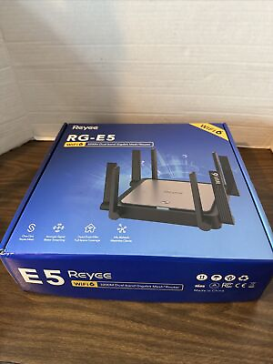 #ad Reyee RG E5 WiFi 6 AX3200 Dual Band Gigabit Mesh Router In Open Box $54.99