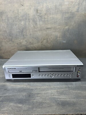 #ad Sylvania DVD VCR VHS Player Combo 4 Head Hi Fi SSD 800 Without Remote Tested $44.99