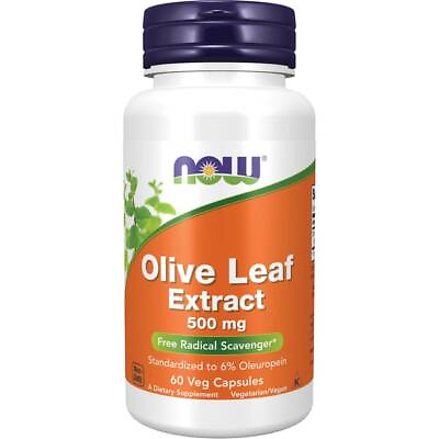 #ad NOW Foods Olive Leaf Extract 60 Veg Caps $8.92