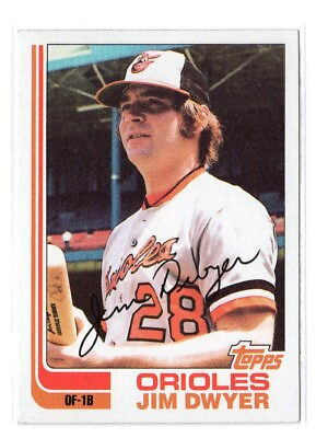 #ad Baseball Card 1982 Jim Dwyer 359 Baltimore Orioles Topps MLB Vtg $1.24