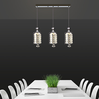 #ad Dining Room Chandelier LED Hanging Lights Indoor Industrial Farmhouse Pendant $107.35