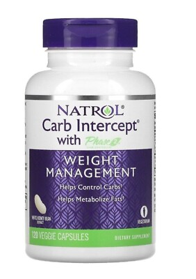 #ad Carb Intercept with Phase 2 Carb Controller 120 Veggie Capsules $18.95