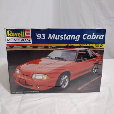 #ad Revell Monogram 93 Mustang Cobra 85 2530 1:24 Scale Model Kit $60.00