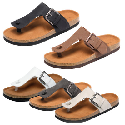 #ad Dream Pairs Women Slip On Arch Support Orthotic Flip Flops T strap Thong Sandals $15.99