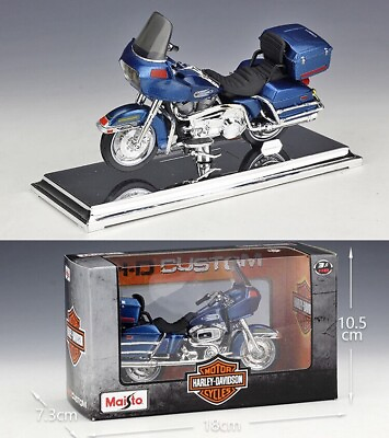 #ad MAISTO 1:18 Harley Davidson 1980 FLT Tour Glide MOTORCYCLE Model Toy Gift NIB $36.09