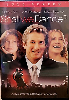 #ad Shall We Dance? DVD Full Screen Richard Gere Jennifer Lopez Susan Sarandon $7.20