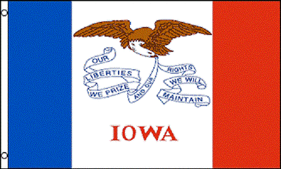 #ad 2x3 Iowa Flag 2#x27;x3#x27; House Banner grommets super polyester $8.44