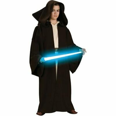 #ad Star Wars Boys Super Deluxe Jedi Hood Robe Halloween Costume $37.75