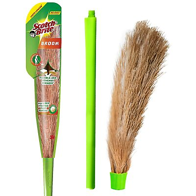 #ad No Dust Broom Long handle Easy floor cleaning Multi use by Scotch Brite x 2 $35.19