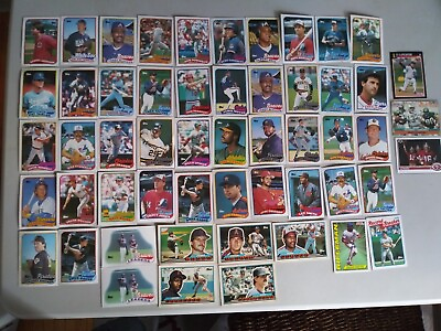 #ad Vintage Topps 1989 baseball cards lot 42 cards Plus 12 extra random cards $41.00