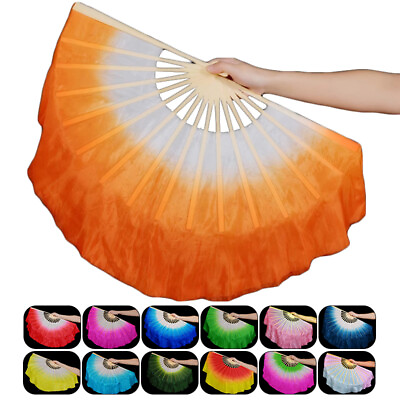 #ad Children Classical Dance Fan Belly Dance Silk Fan Folding Fan Performance Props. $8.82