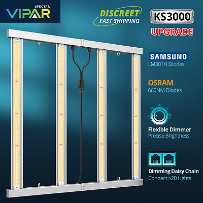 #ad VIPARSPECTRA 2024 NEW KS3000 LED Grow Light Bar Full Spectrum Indoor Veg Flower $299.99